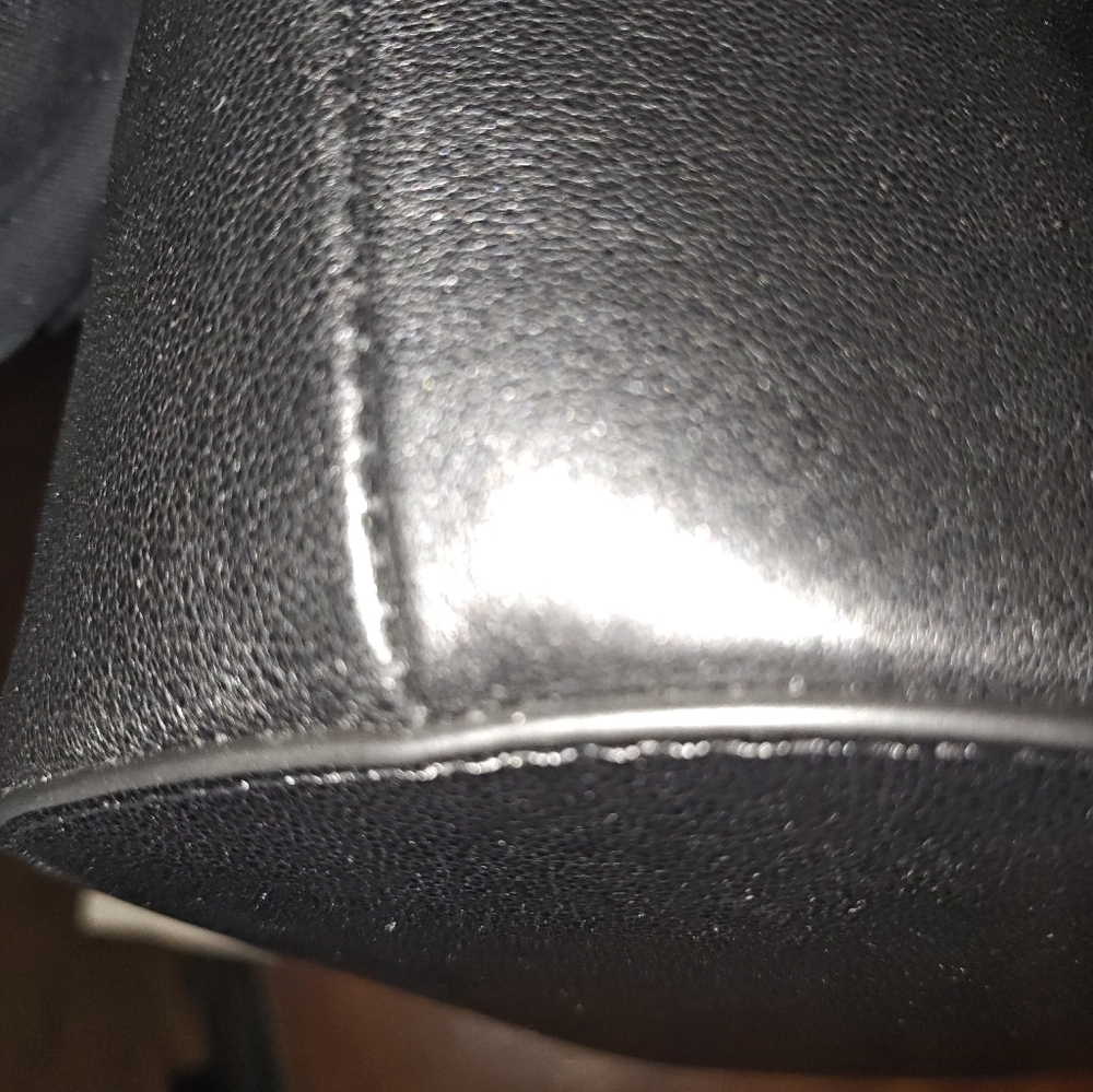 Cult Gaia Black Mini Hobo Bag with Gold Handle. - Picture 13 of 16